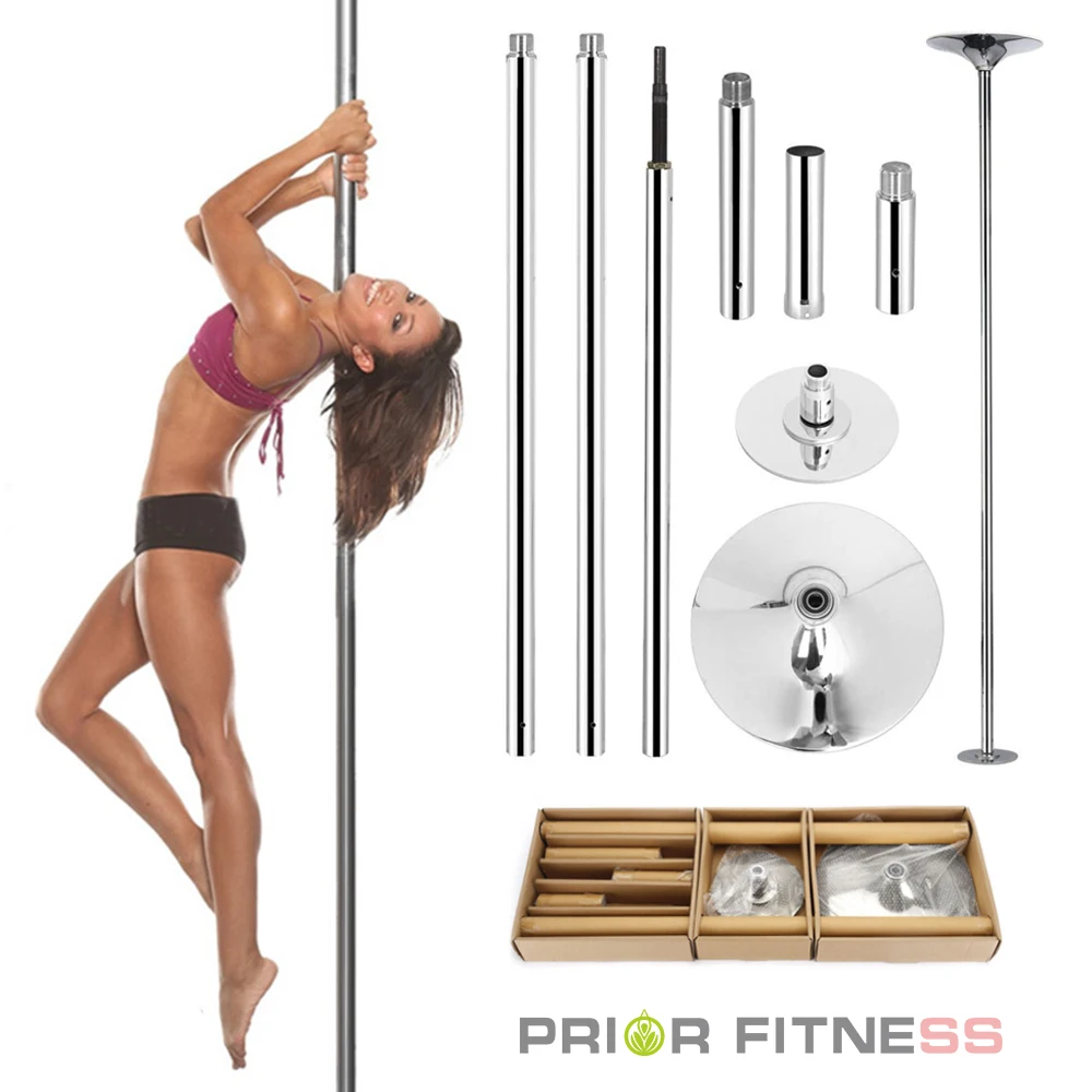 Профессиональный набор для стриппера PRIOR FITNESS 45 мм вращающийся статический