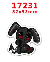 17231 30 шт мультфильм персонаж плоское украшение из смолы PR 17178 - Цвет: 17231