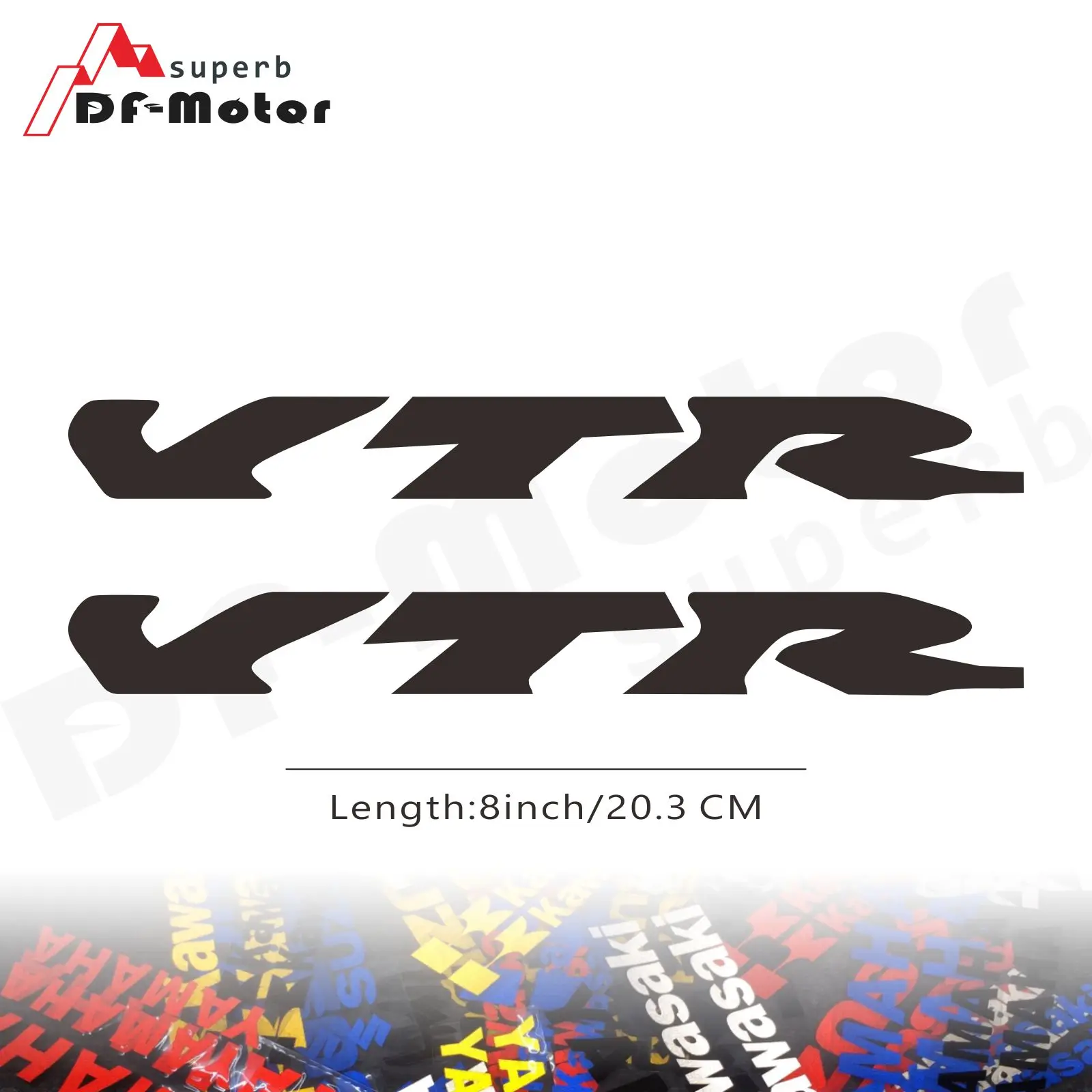 8-дюймовая Светоотражающая наклейка для мотоцикла и автомобиля колес HONDA VTR 250 1000 |
