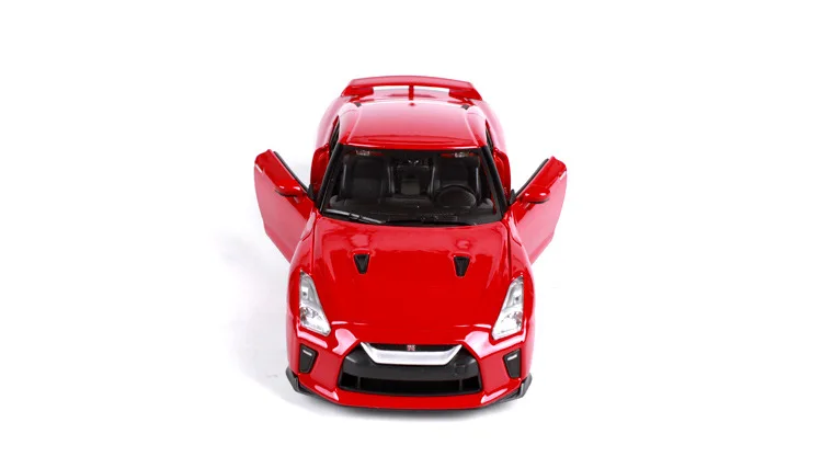 1-24 завод Bimeigao Nissan GTR модель спортивного автомобиля из сплава Модель автомобиля Nissan che Bay jian