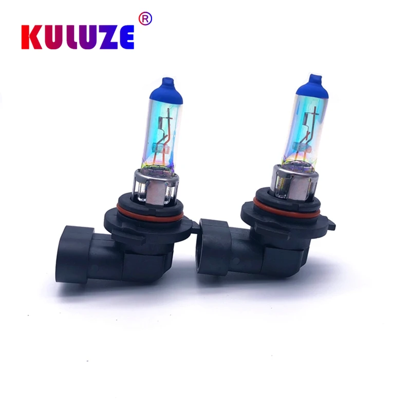 2 Pcs HB4 9006 12V55W Rainbow Blue Plasma P22d Car Quartz Halogen Bulb Fog Lamp Automobile Headlamp 6