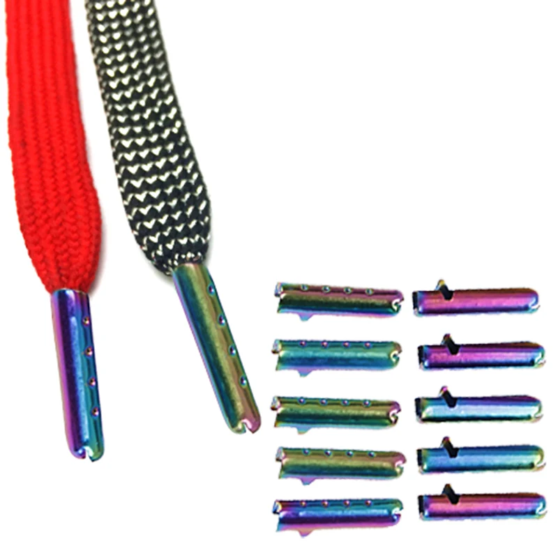 

10PCS Shoe Lace Tips Replacement Head Bullet Aglets Shoelaces Tips DIY Shoelaces Accessories