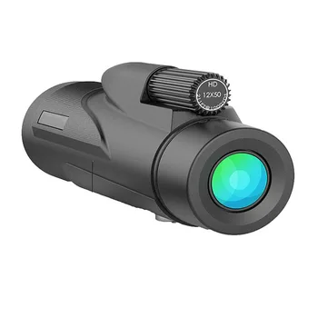 

New 12 x 50 Monoculars Optical Lens High Power Telescope Wide Angle Lens with Night Vision Mobile Phone Accessories