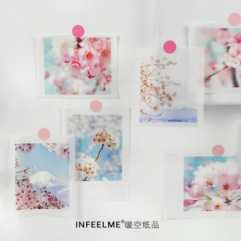 

30 Pcs/set Mount Fuji Sakura series Sticky Notes Memo Pad Diary Japanese Stationary Scrapbook Decorative Planner N Times Sticky