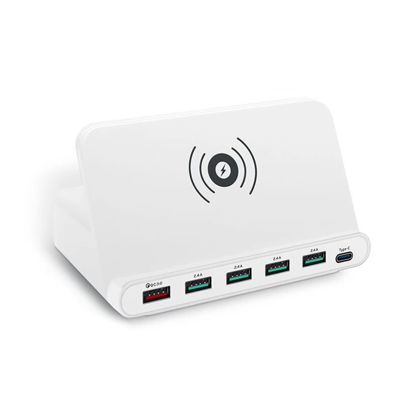 Универсальный 5 USB порт Quick Charge 3,0 зарядная док-станция для Iphone Galaxy Xiaomi смартфон(Eu Plug
