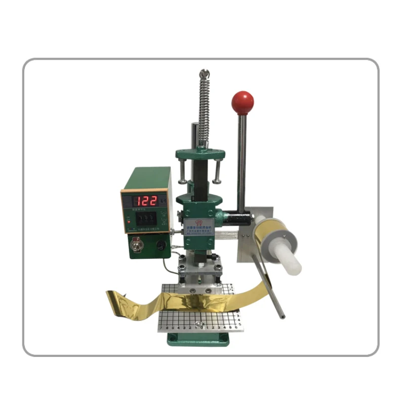 수동 핫 스탬핑 기계, 가죽 로고 인쇄 기계, 핫 프레스, 핫 스탬핑, 주름잡는 브랜딩 기계, 220V, 110V