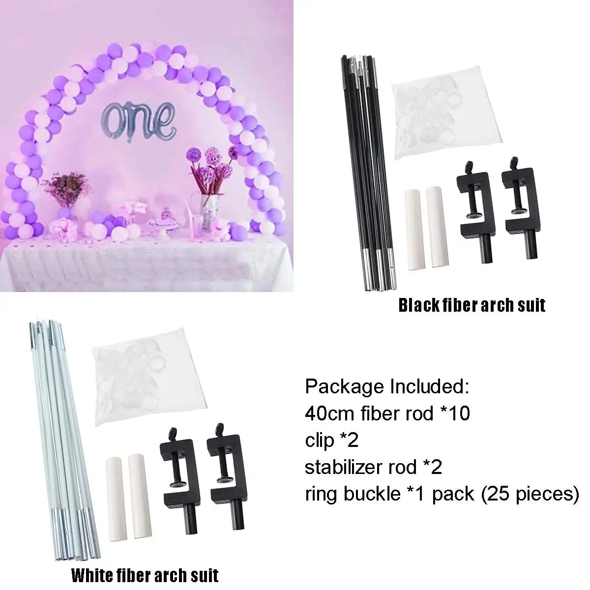  DIY Table Balloon Arch Detachable Balloon Stand Birthday Party Decoration Table Balloon Arch Bracke