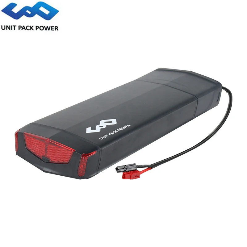 E-Bike Rear Rack Battery 48V 14Ah/36V 17.5Ah Samsung 35E Cell Lithium ion Batteries For 1000W 500W 8Fun BBSHD With Luggage Rack