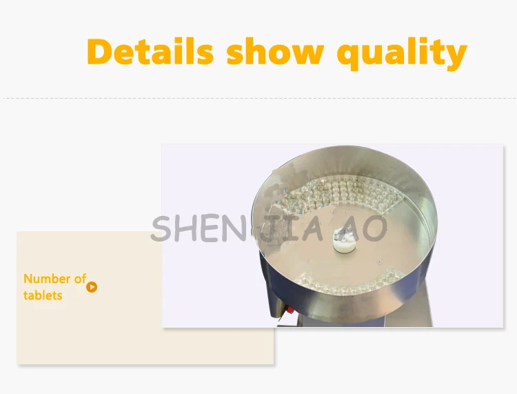 1PC 110/220V Small Semi-automatic Single-disk Capsule Count Machine SPN-400 Tablet Capsule Counter Machine Laboratory Equipment