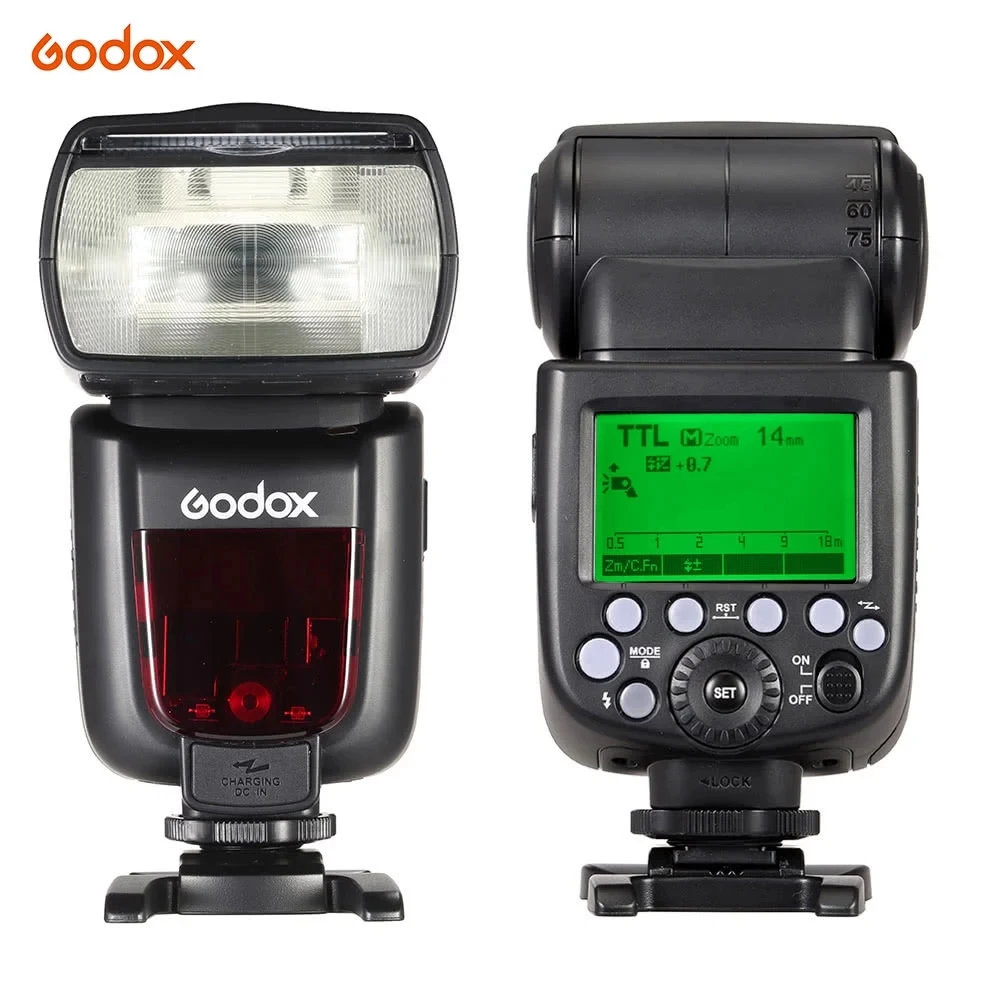 Godox TT685S камера Speedlite TTL Master Slave GN60 2 4G Беспроводная передача HSS 1/8000S для Sony A77II A7RII A7R A58