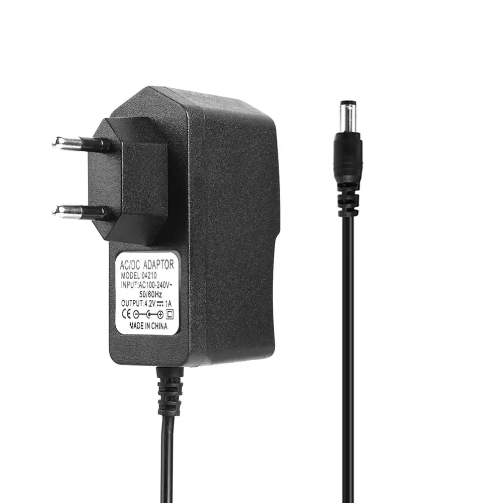 US Plug DC4.2V 1A DC 8,4 V 1A/4,2 V 1A/21V 2A/16,8 V 1A/8,4 V 2A 18650 литиевая батарея зарядное устройство портативное зарядное устройство адаптер - Цвет: US Plug DC4.2V 1A