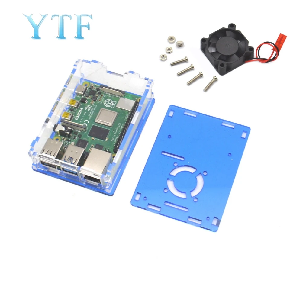 Raspberry PI 4 Чехол-коробка Модель B 1 ГБ/2 ГБ/4 ГБ пластиковый корпус крышка Raspberry PI 4 B PI4 4B