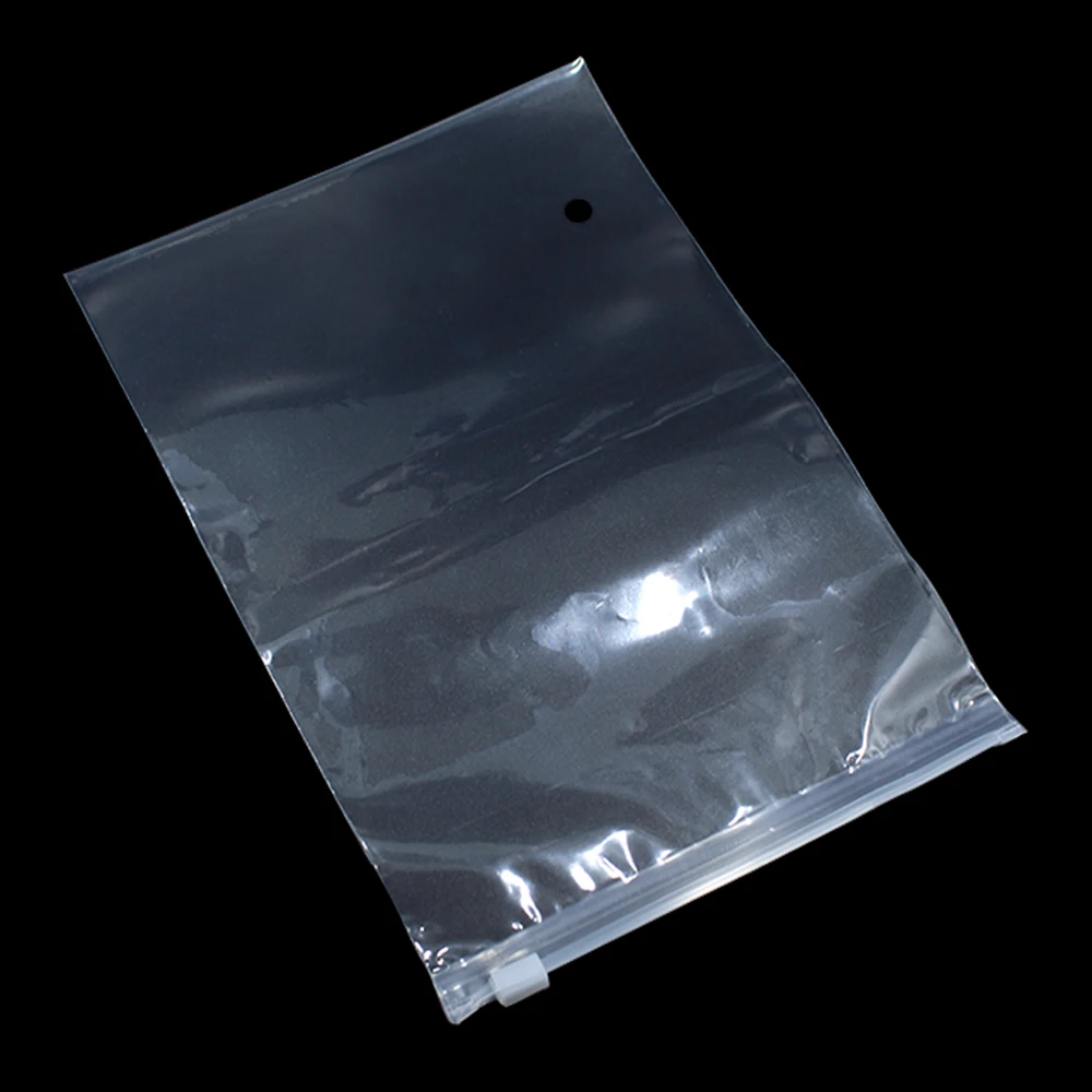 Retail 40*50cm 20Pcs/Lot Clear Plastic Zip Lock Pack Pouch Self Seal Packing Bag Poly Transparent Clothes Ziplock Packaging Bags