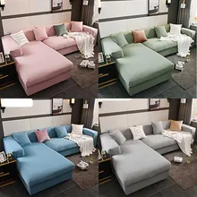 High Quality Velvet Sofa Covers for Living Room Hotel Lobby Rest Room Solid Sofa Cover Elastic Couch Cover Home Decor Fund Sofa