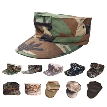 Камуфляжная военная шапка армейская шапка Тактическая камуфляжные шляпы Солнцезащитная рыболовная Combat paintball охотничьи шапки цифровой камуфляж для лесистой местности Мультикам