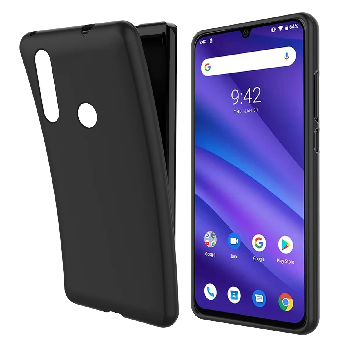 

For Umidigi A5 Pro Case Silicone Slim Fit Soft Matte TPU Shockproof Phone Case Protective Back Cover For Umidigi A5 Pro Case