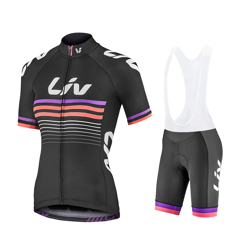 Pro Team Women LIV Cycling Set Summer Women MTB Bike Cycling Clothing Jersey Set