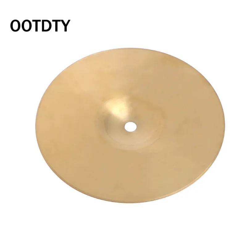 

OOTDTY Beginner Copper Alloy Crash Cymbal Drum Durable Brass Percussion Instrument 8 10