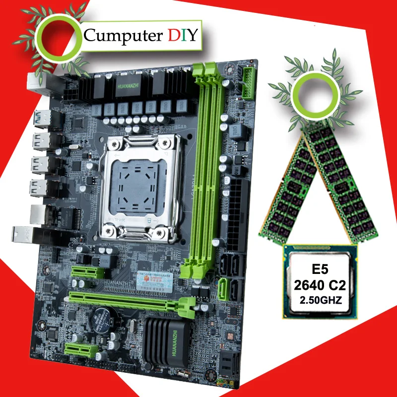 ^*Best Offers HUANANZHI X79 6M motherboard with CPU Intel Xeon E5 2640 RAM 32G(2*16G) DDR3 REG ECC discount motherboard bundle computer DIY ^*Best Offers HUANANZHI X79 6M motherboard with CPU Intel Xeon E5 2640 RAM 32G(2*16G) DDR3 REG ECC discount motherboard bundle computer DIY