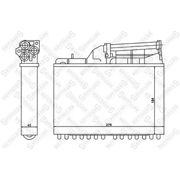 

Radiator BMW E34 1.8-4.0/2.5TD 88-97 STELLOX 10-35041-SX