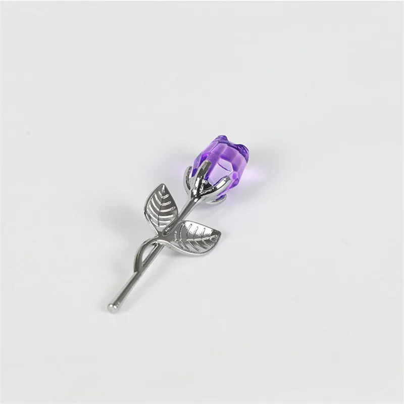 purple silver flower