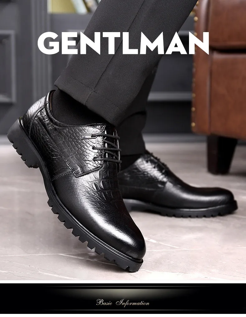 38-44 mens dress shoes business comfortable Stylish Gentleman's mens classic shoes#LQ1923