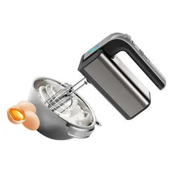 

5 Gear EU Electric Food Mixer Dough Blender Egg Beater Portable Cream Whisk Hand-held Mixer for Home Kitchen Cooking Tool