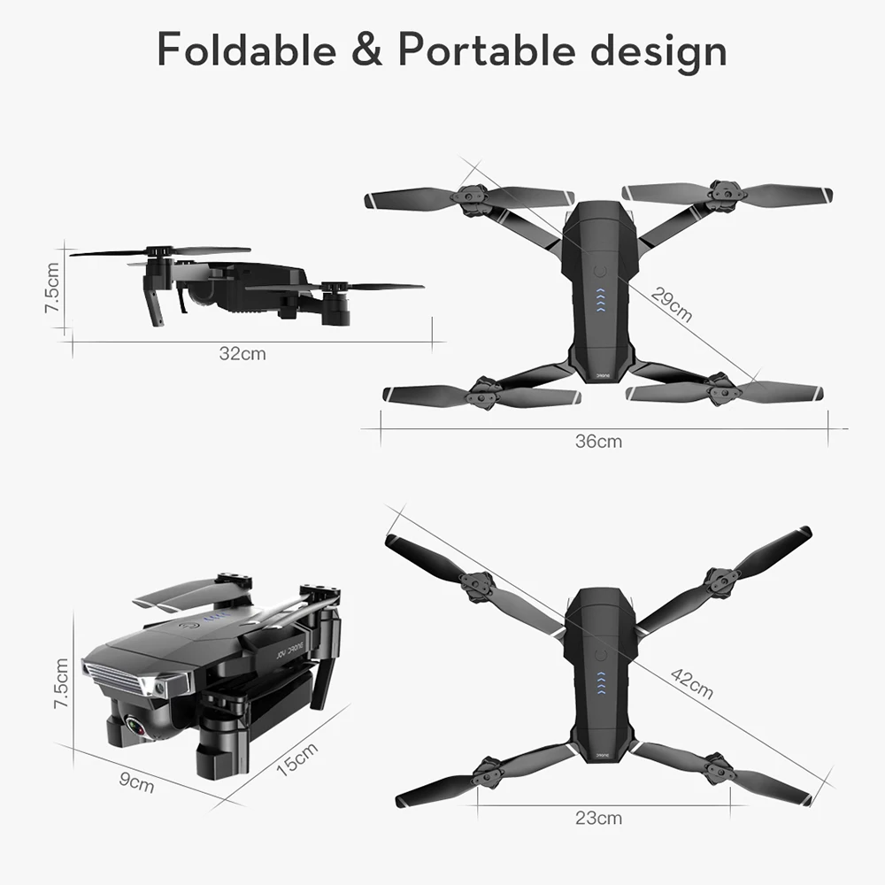 SG901 Квадрокоптер Карманный 4K Дрон камера wifi FPV широкоугольный Режим высокой фиксации складной рычаг RC Квадрокоптер приложение управление вертолет