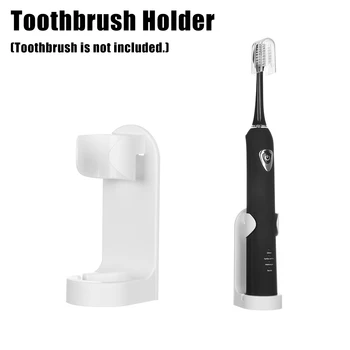 

1PC Wall-Mounted White ABS Plastic Electric Toothbrush Holder Tooth Brush Base Protect Brush Head Support Home Storage Tools