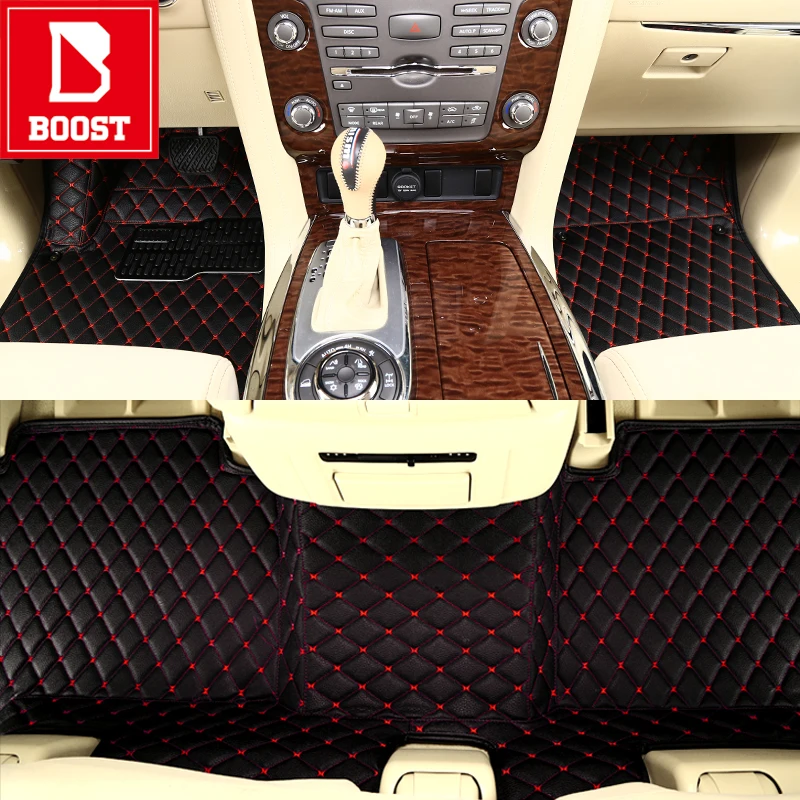

Автомобильные коврики Boost для Nissan Wingrod 2012 Y12, правый руль 2WD, водонепроницаемые автомобильные накладки на ножки