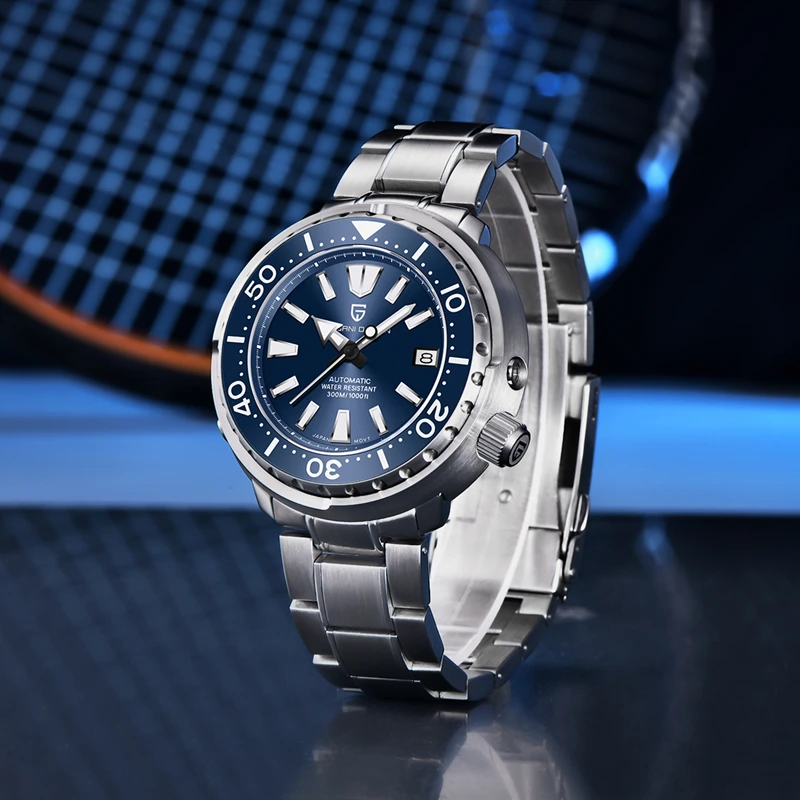 PAGANI DESIGN New 300M Diving Mechanical Wristwatch Luxury Sapphire Glass NH35A Movement Ceramic Bezel Automatic Men's Watches 3