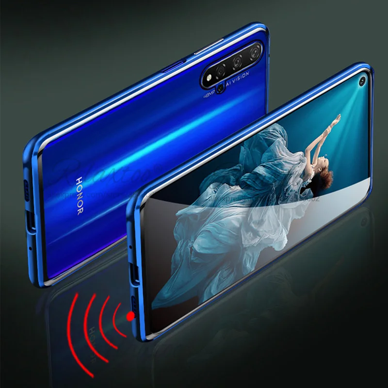 Роскошный защитный Магнитный чехол на весь корпус для huawei honor 10 lite 20 Pro 360, двойная задняя крышка из закаленного стекла для honor 10 lite, чехол