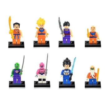 

8pcs Dragon Ball series Action Figure Blocks Toys building blocks DIY Toys For Children Gift Christmas