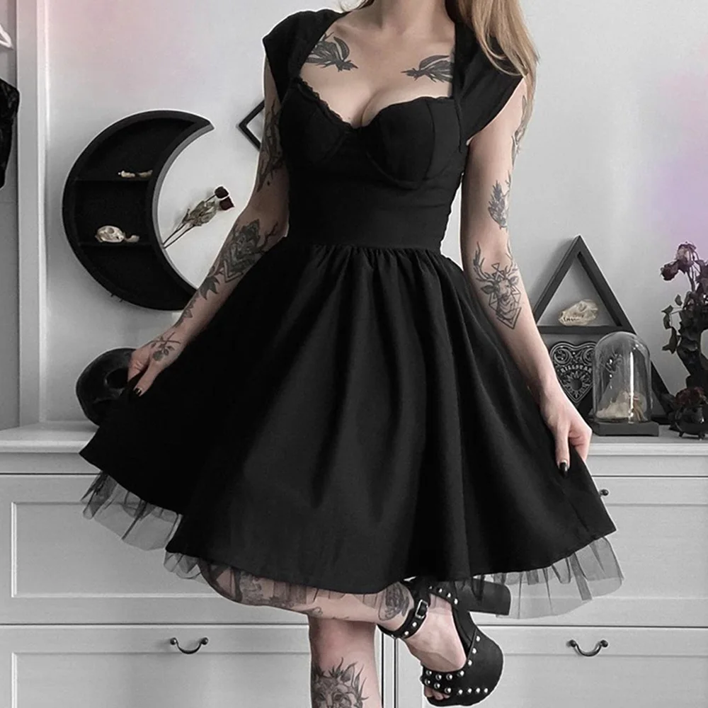 hot sexy black dress