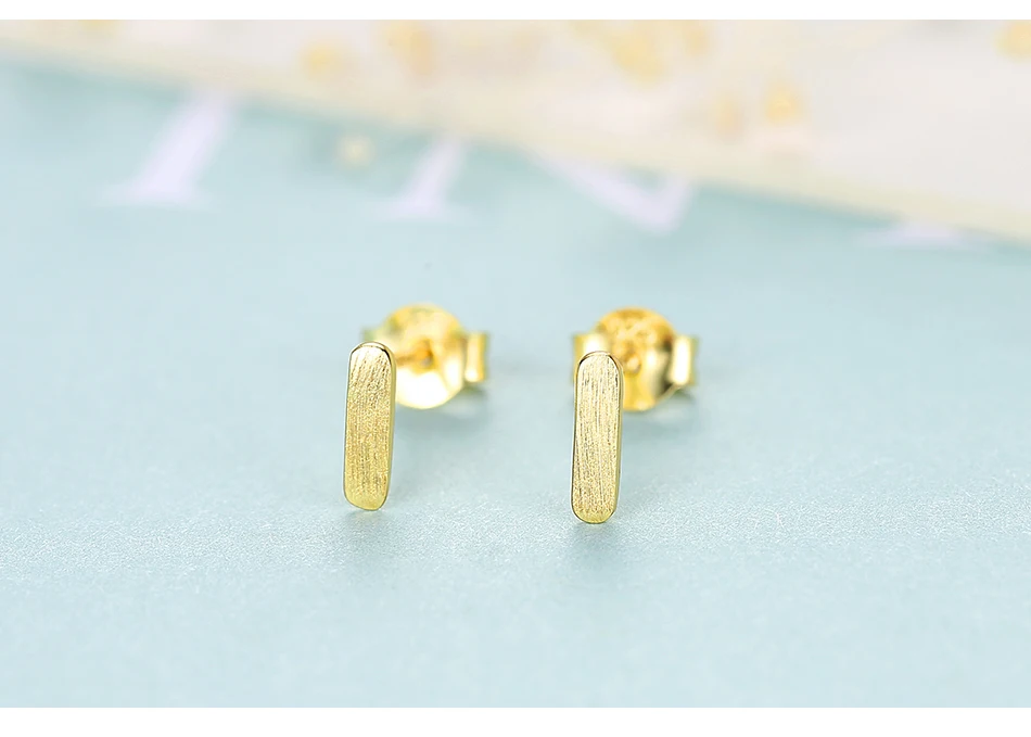 Gem& Time, 6 мм, Ретро стиль, тонкие серьги-гвоздики, 925 пробы, серебряные серьги для женщин, очаровательные ювелирные изделия, Pendientes Mujer Moda SE0433