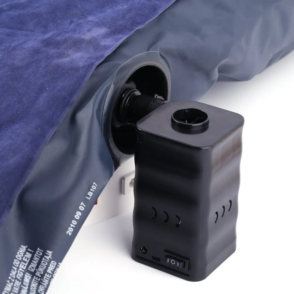 Электрический воздушный насос портативный быстрозаполняющий воздушный насос с насадками перезаряжаемый насос/дефлятор насосы для наружного кемпинга надувные