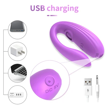 U-shaped Vibrator Wireless Remote Control Dildo G Spot Female Masturbation Wearable Vibrating Egg Double Vibrators Adult SexToys 4