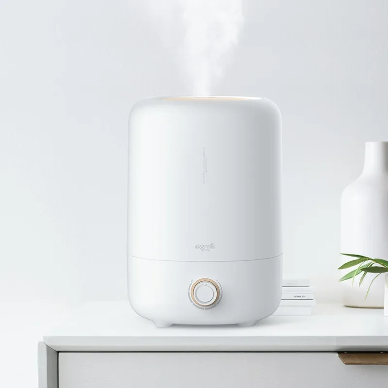 Wheat Mijia Delma 5l Home Ultrasonic Air Humidifier Sensor Edition Air Purification for Air Conditioning Room D5 Office Home