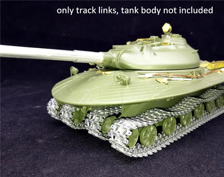 Фото Металлические звенья для гусениц в масштабе 1/35 с металлическим штифтом для советского тяжелого танка, модель 279, комплект для сборки SX35005 №2