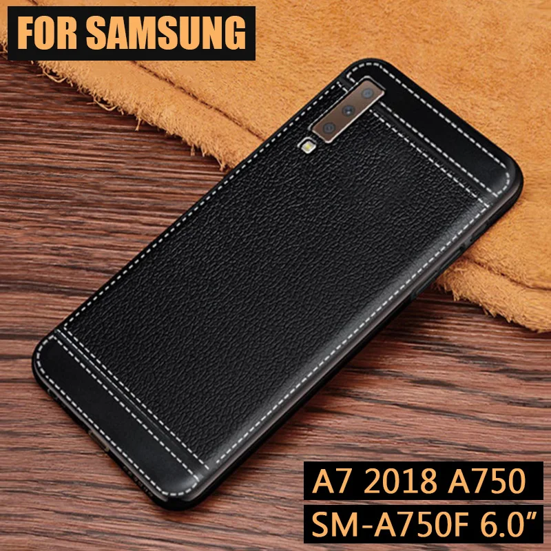 Чехол JONSONW для Samsung J4 J6 + J8 2018 мягкая кожаная задняя крышка премиум класса Galaxy A7 A750 A6