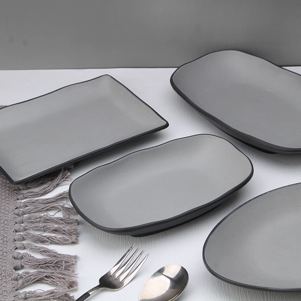 Bandejas Para Servir Comida Yalin Plato Rectangular Grande Servir