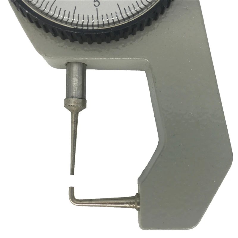 Dial Thickness Gauges 0-10mm/20mm 0.1mm Precision Aluminum Alloy Leather Paper Width Meter Tester