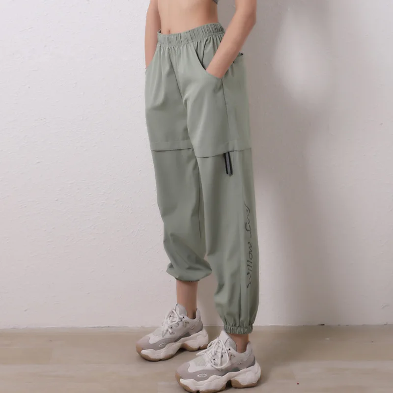 Свободные быстросохнущие тренировочные штаны, штаны для бега, Pantalon Deportivo Mujer, спортивные женские штаны для фитнеса, женские спортивные штаны