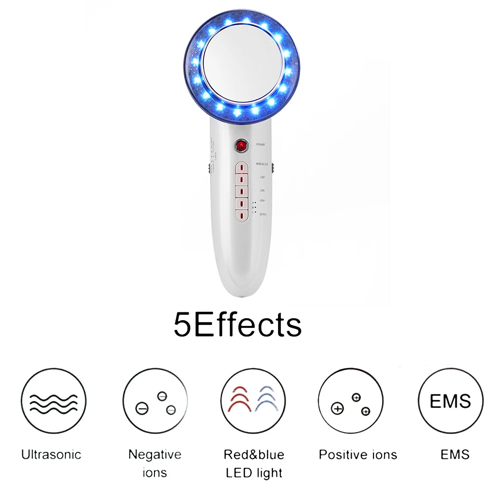 Cuidados com a Pele Remoção de Gordura 6 em 1 Ultra-sônico Massagem Micro-elétrica Corpo Celulite Infravermelho Terapia Beleza Emagrecimento Dispositivo Ems Spa 5 spa corpo celulite cuidados com a pele
