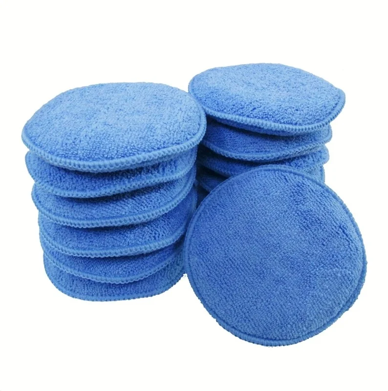 5/10PCS Auto Care Polish Foam Sponge Soft Microfiber Car Wax Applicator