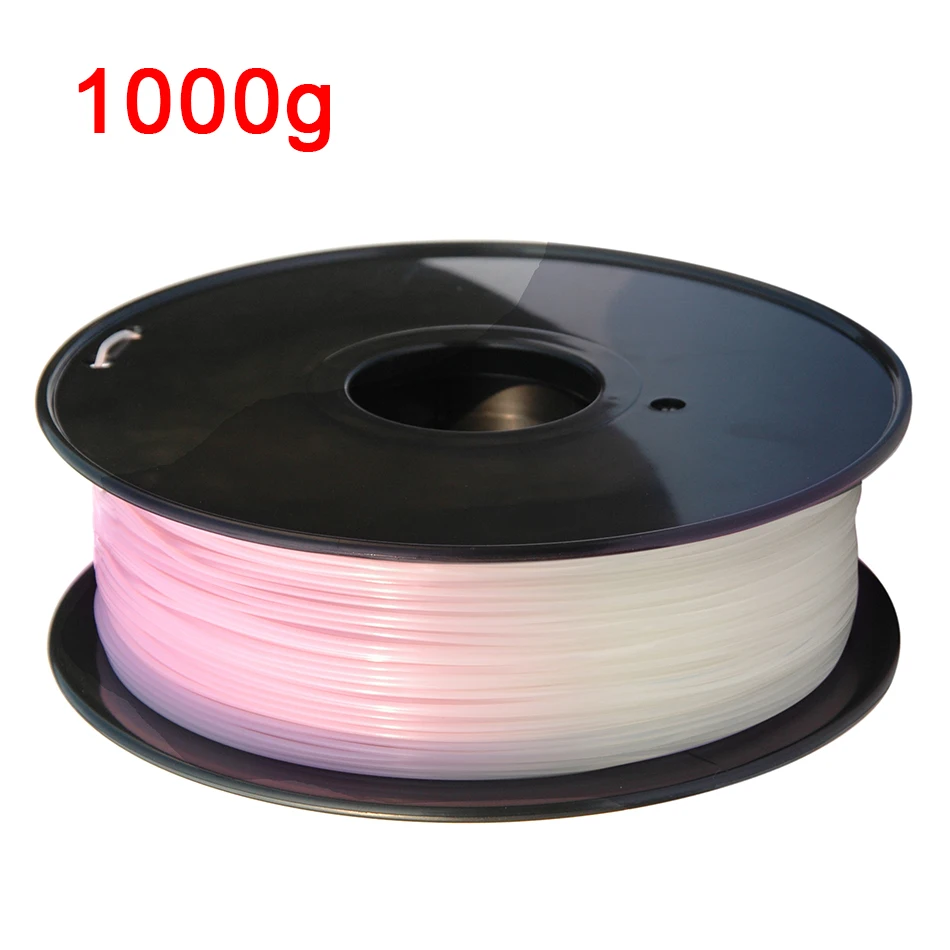 3D Printer PLA Filament Color Change With UV Light 1.75mm White to Pink/Yellow/Blue 3D Printing Plastic Material 3D Pen Filament pla abs filament 3D Printing Materials