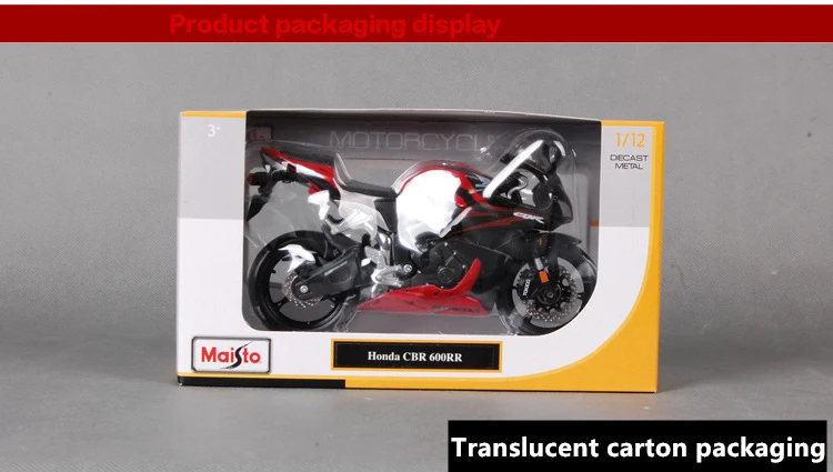 Maisto 1:12 Honda CBR600RR моделирование сплава мотокросса игрушечный мотоцикл автомобиль коллекционный подарок