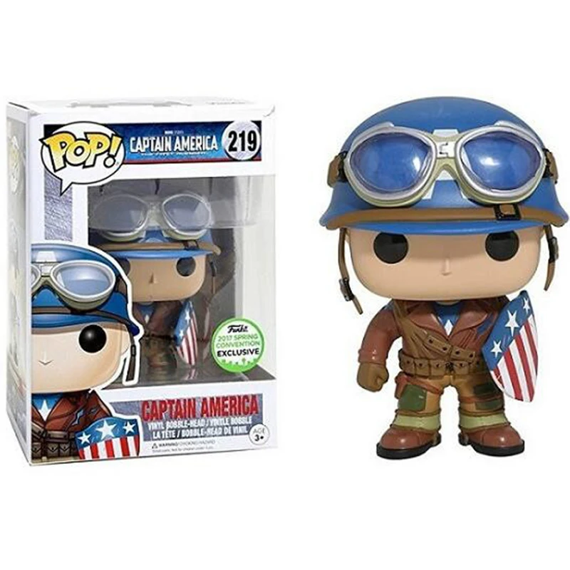 Funko pop Marvel Капитан Америка супер герой ОГРАНИЧЕННАЯ МОДЕЛЬ фигурка Brinquedo Коллекционная модель игрушки Куклы Фигурки игрушки 2F59