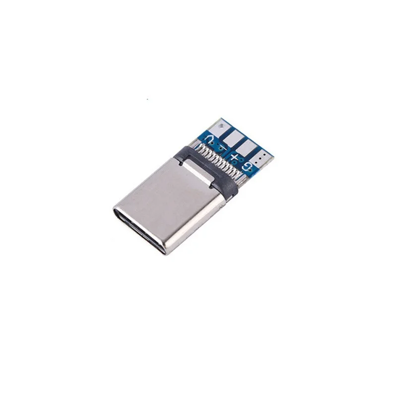 USB Type-C Tail-plug Charging Port Plug Data Port Connector Test Head 24P with PCB Panel