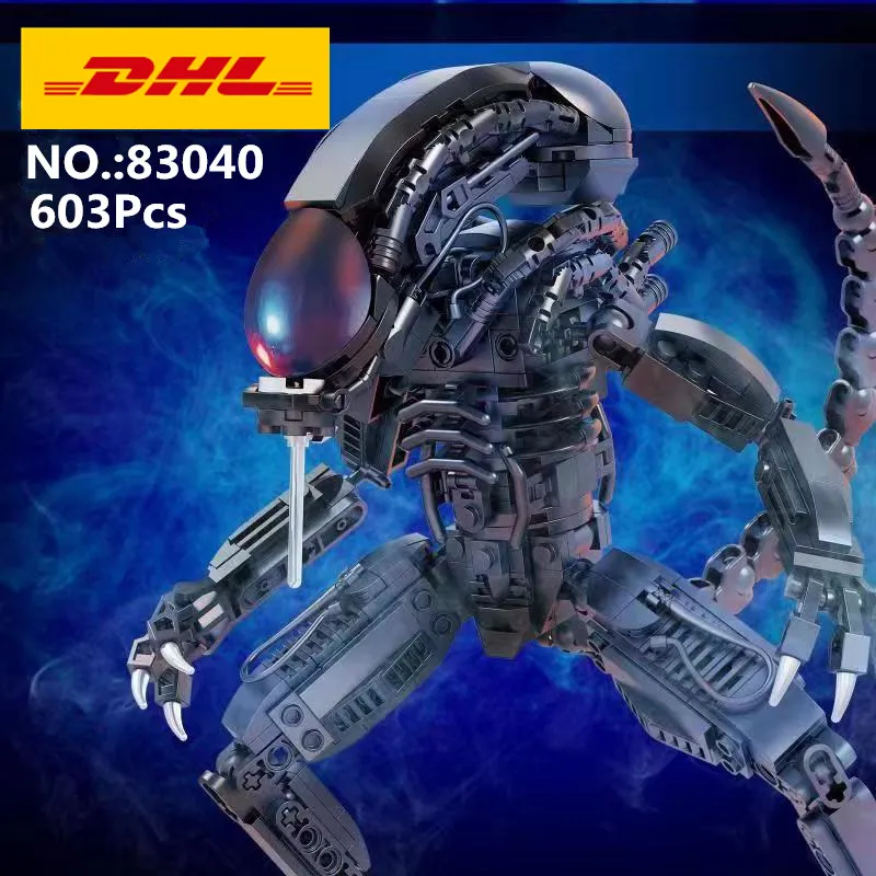 DHL 83040 603 шт серия из фильмов набор роботов инопланетян Обучающие строительные